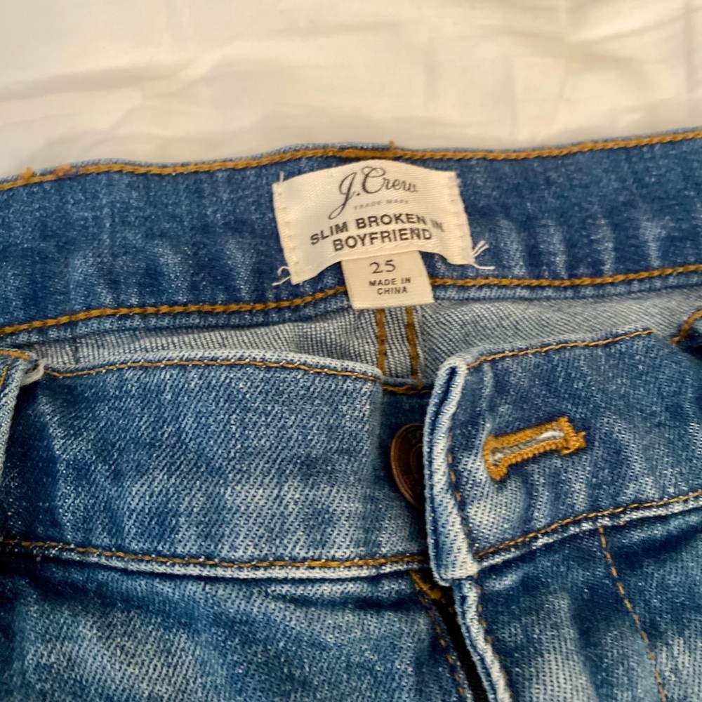 Jcrew Slim Broken In Boyfriend Jeans